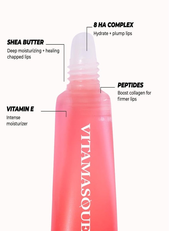 Vitamasques Lip Sugar Scrub - Watermelon, Lip Exfoliator Scrub, Sugar Scrubs, Overnight Hydration & Softening, Soothing Dryness, moisturizing lip scrub is enriched with Shea Butter - Made in Korea - Image 3